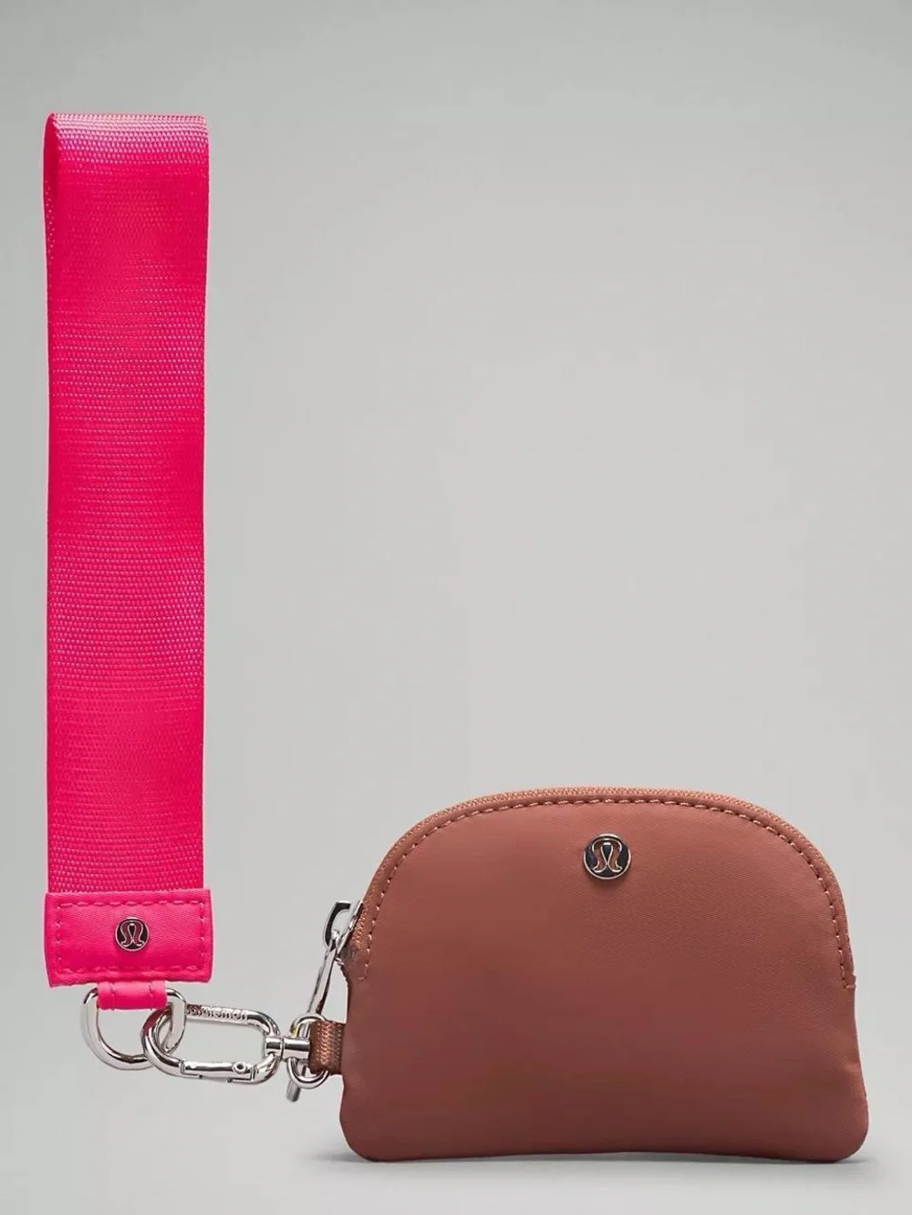 Lululemon Dual Pouch Wristlet- Ancient Copper/Glaze Pink